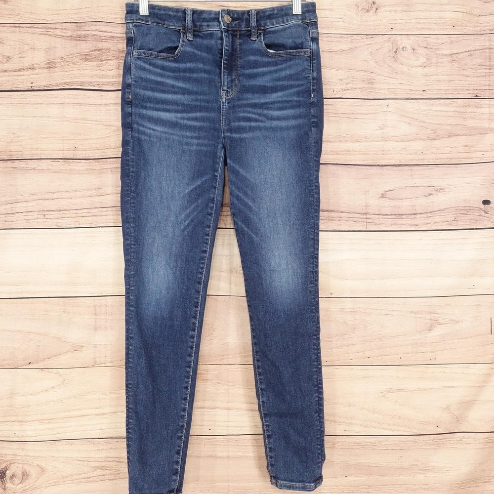American Eagle Outfitters High Rise Jegging Jeans Womens 6 Stretch 28x26 Denim
